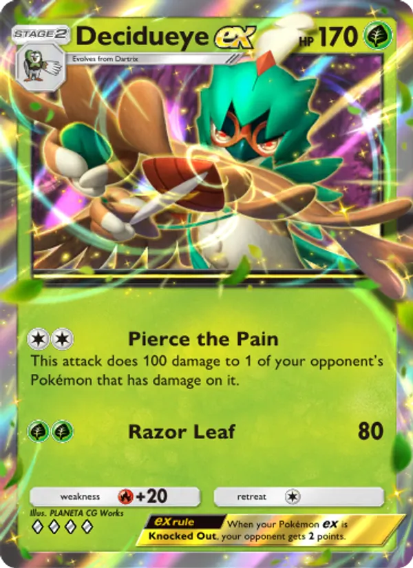 012 Decidueye ex – Celestial Guardians