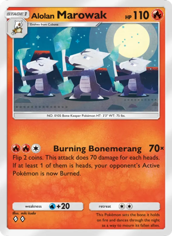 027 Alolan Marowak – Celestial Guardians