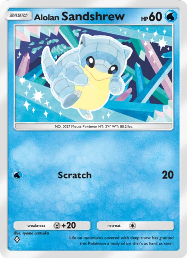 038 Alolan Sandshrew – Celestial Guardians