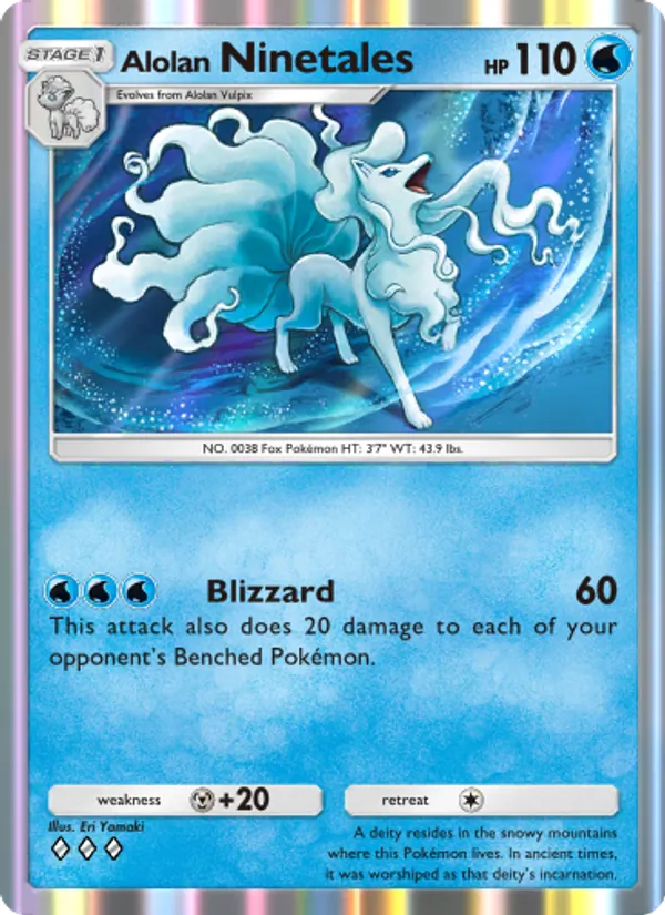 041 Alolan Ninetales – Celestial Guardians
