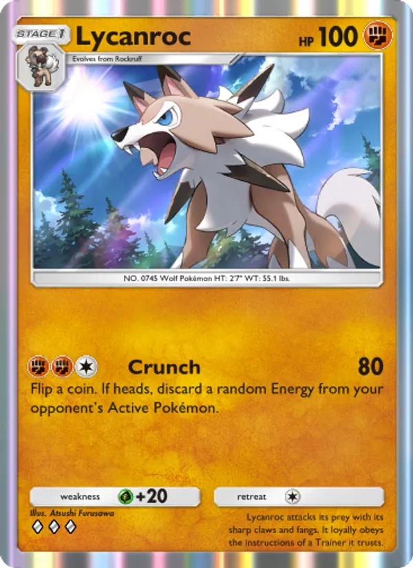 100 Lycanroc – Celestial Guardians