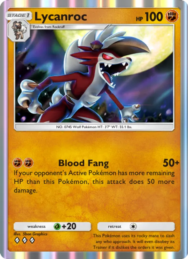 101 Lycanroc – Celestial Guardians