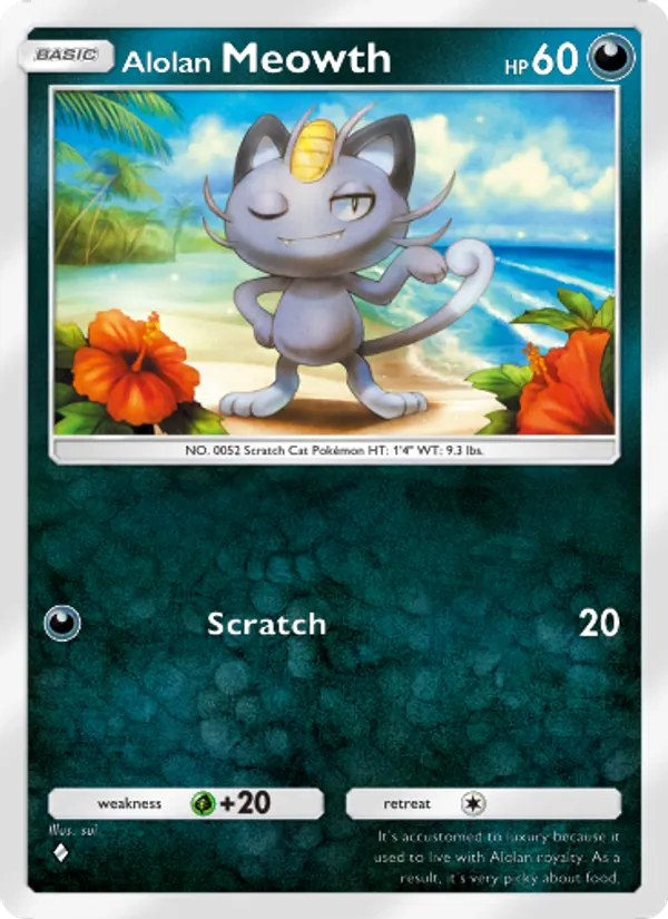108 Alolan Meowth – Celestial Guardians