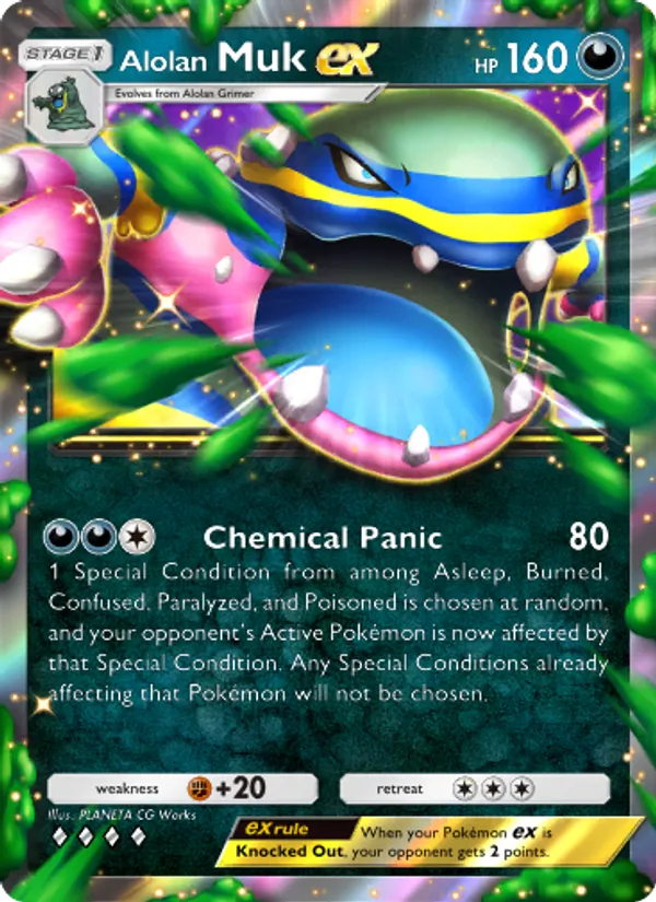 111 Alolan Muk ex – Celestial Guardians