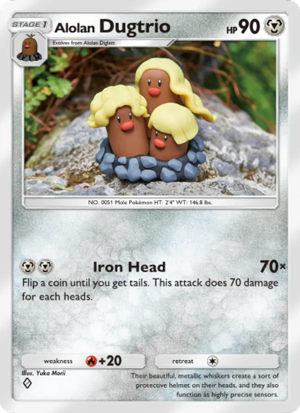 118 Alolan Dugtrio – Celestial Guardians
