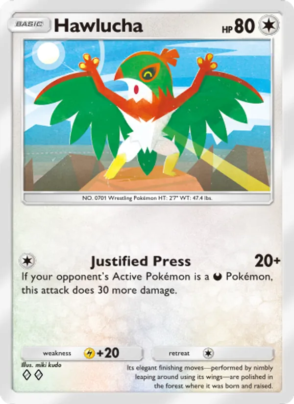 132 Hawlucha – Celestial Guardians
