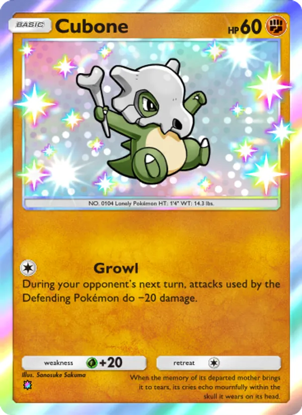 226 Cubone – Celestial Guardians