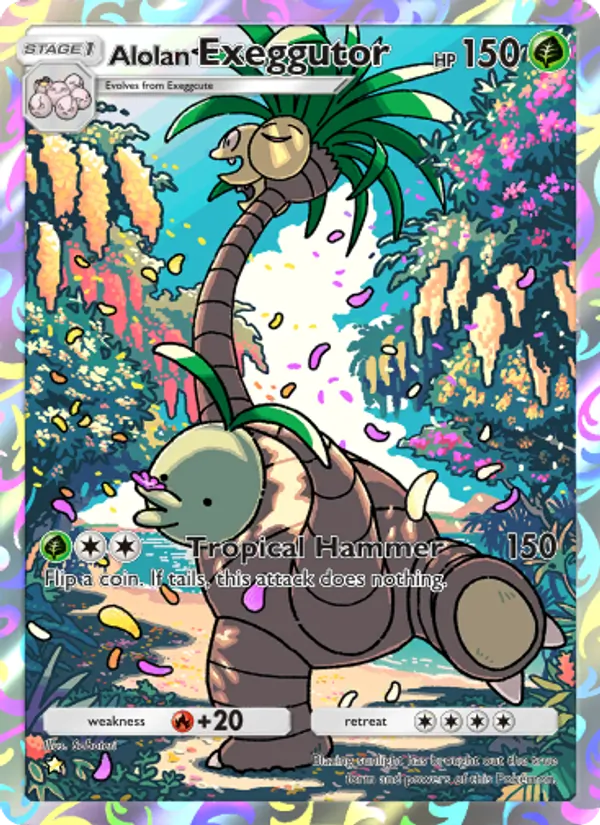 156 Alolan Exeggutor – Celestial Guardians