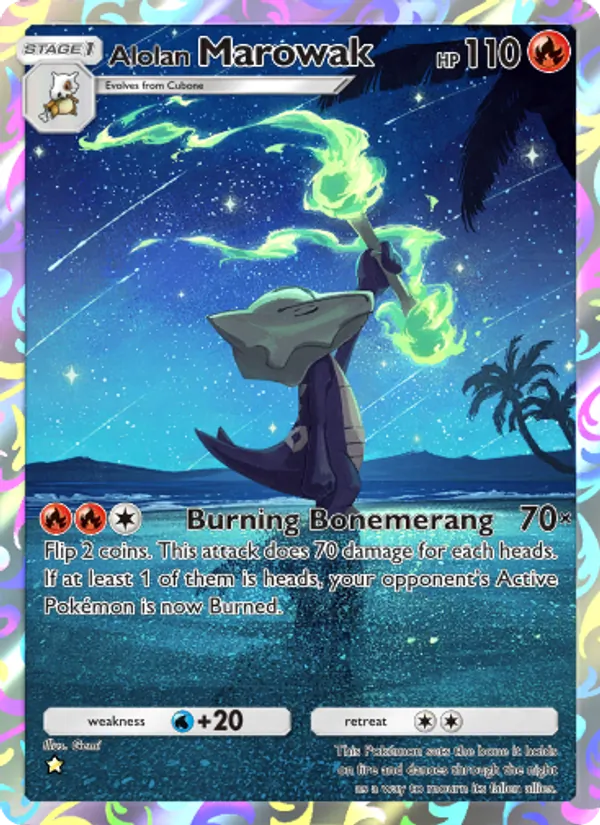 160 Alolan Marowak – Celestial Guardians