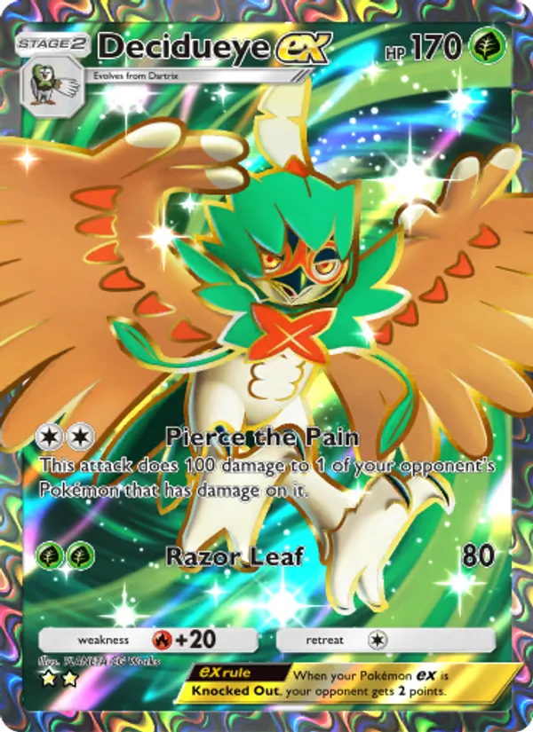180 Decidueye ex – Celestial Guardians