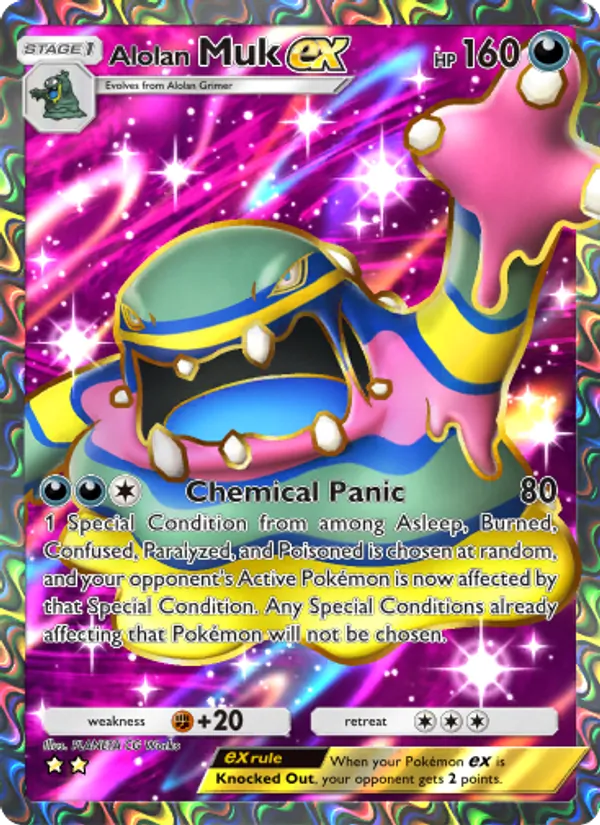 188 Alolan Muk ex – Celestial Guardians