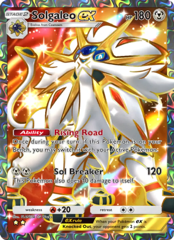 189 Solgaleo ex – Celestial Guardians