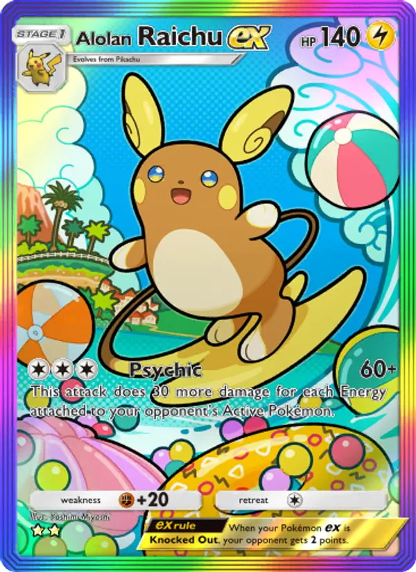 203 Alolan Raichu ex – Celestial Guardians