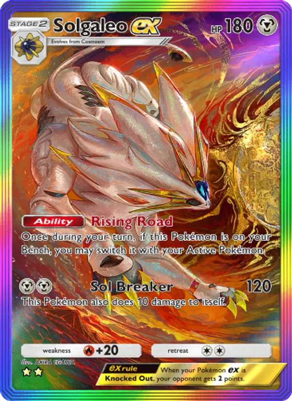 207 Solgaleo ex – Celestial Guardians