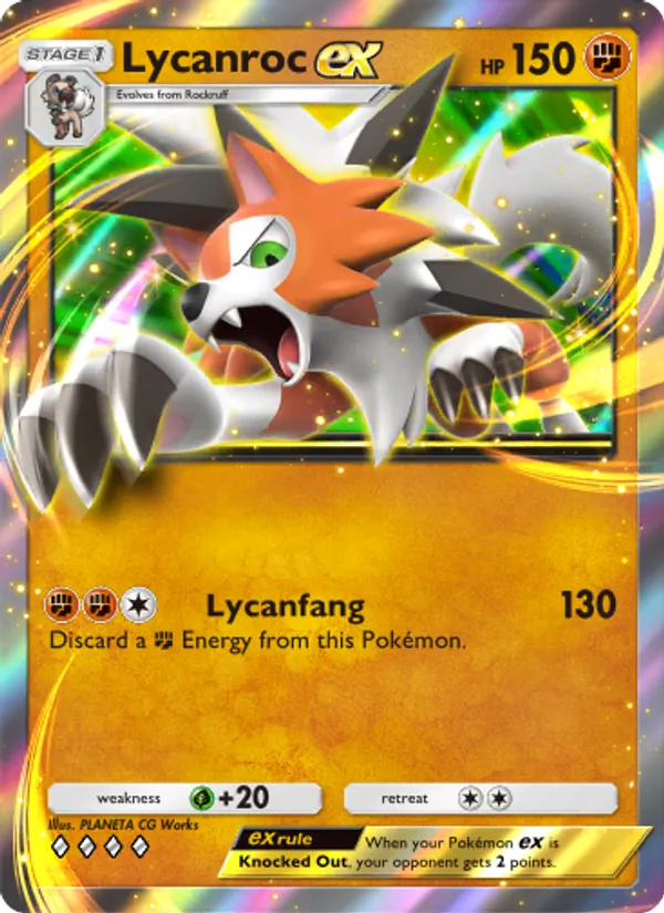 033 Lycanroc ex – Extradimensional Crisis