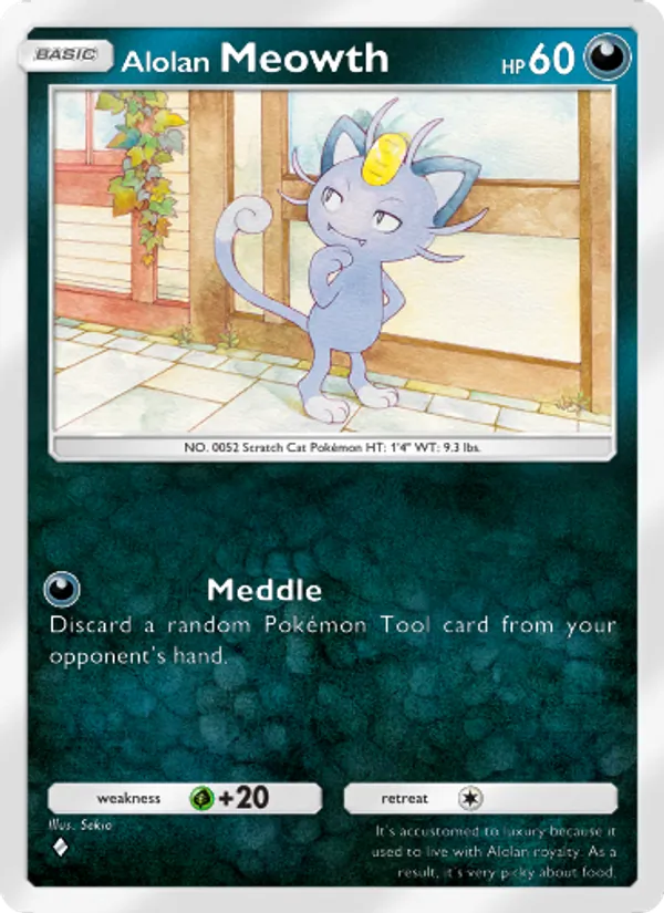 037 Alolan Meowth – Extradimensional Crisis