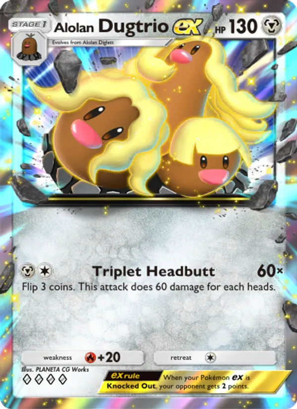 047 Alolan Dugtrio ex – Extradimensional Crisis