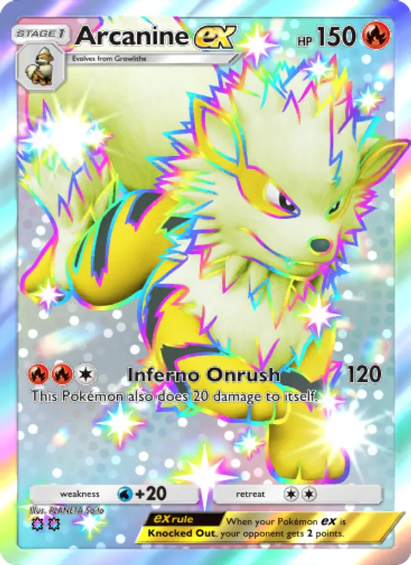 100 Arcanine ex – Extradimensional Crisis