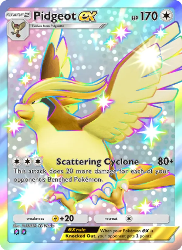 102 Pidgeot ex – Extradimensional Crisis
