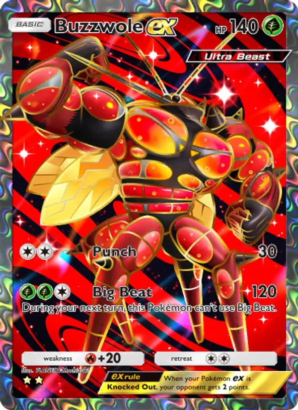 076 Buzzwole ex – Extradimensional Crisis