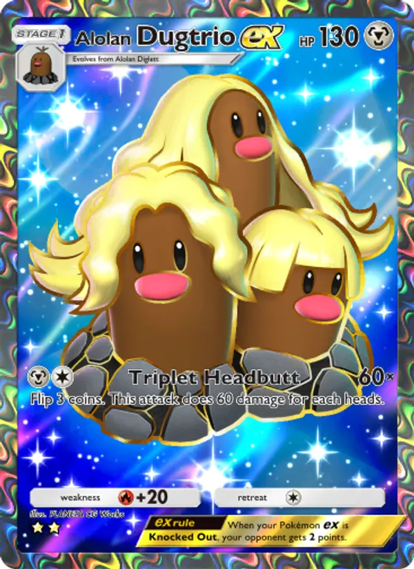 080 Alolan Dugtrio ex – Extradimensional Crisis