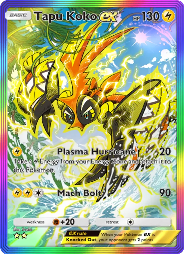 084 Tapu Koko ex – Extradimensional Crisis