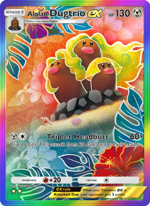 087 Alolan Dugtrio ex – Extradimensional Crisis