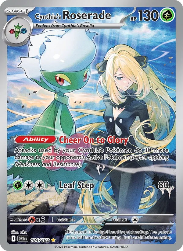 184 Cynthia's Roserade – Destined Rivals