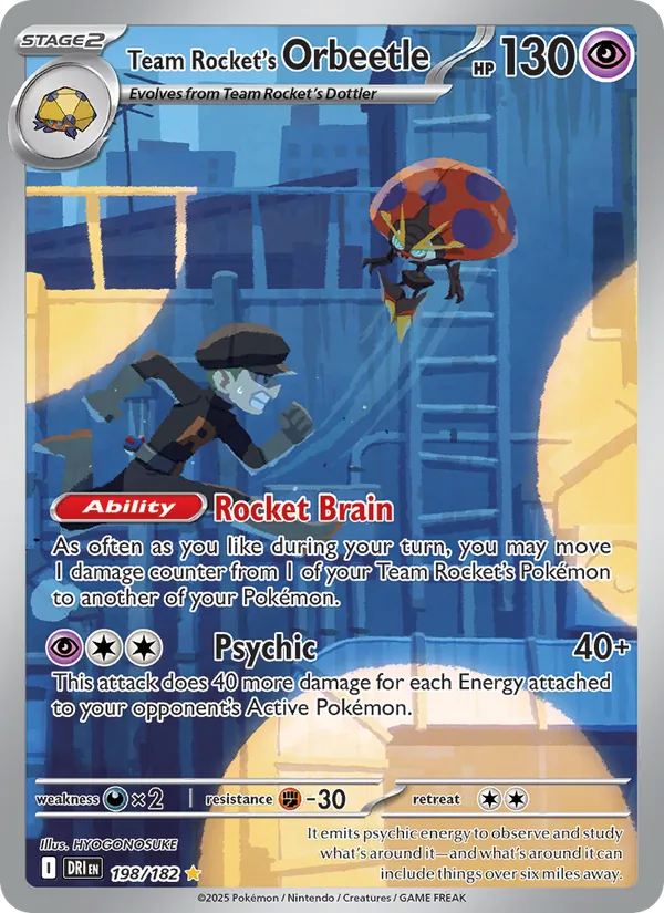 198 Team Rocket's Orbeetle – Destined Rivals