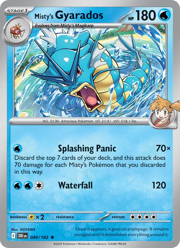 049 Misty's Gyarados – Destined Rivals