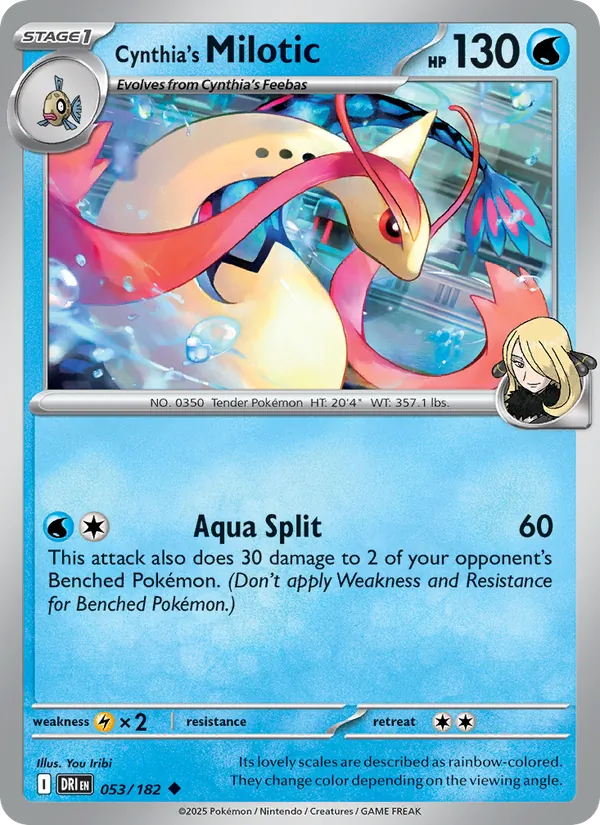 053 Cynthia's Milotic – Destined Rivals