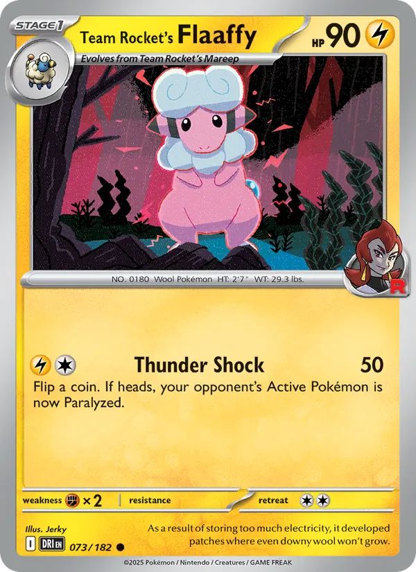 073 Team Rocket's Flaaffy – Destined Rivals