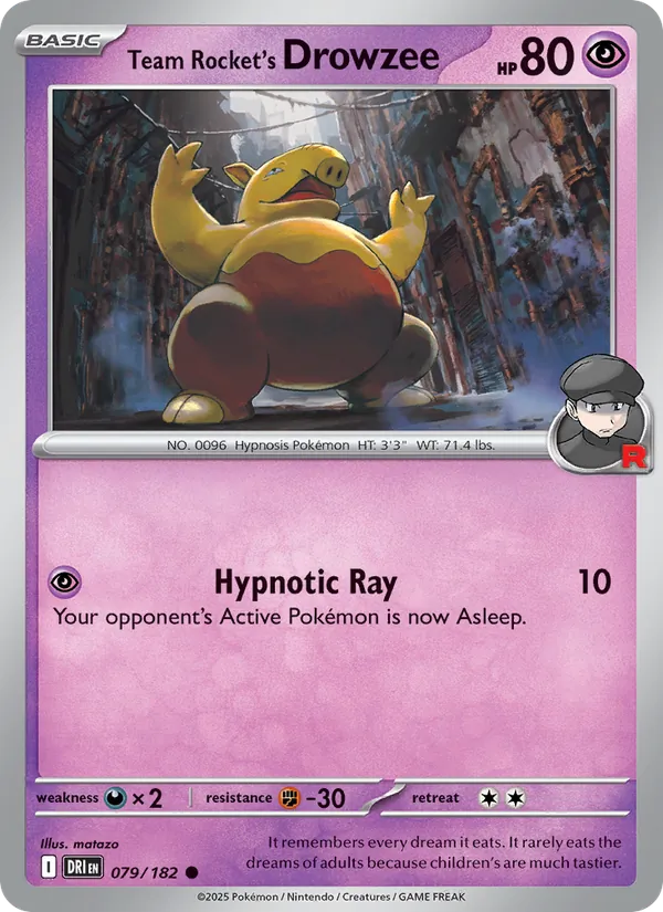 079 Team Rocket's Drowzee – Destined Rivals