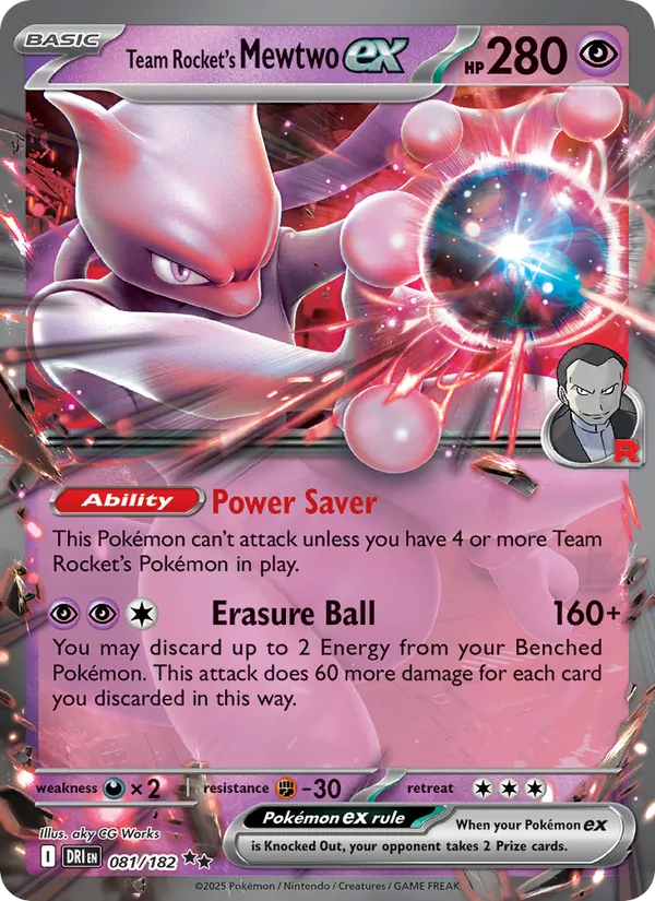 081 Team Rocket's Mewtwo ex – Destined Rivals