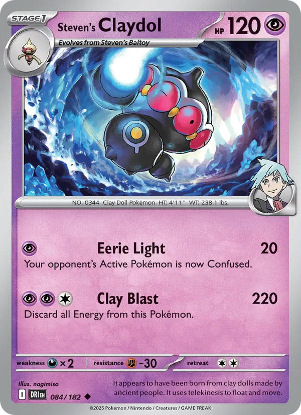 084 Steven's Claydol – Destined Rivals