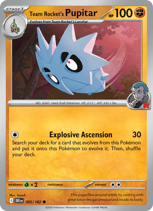 095 Team Rocket's Pupitar – Destined Rivals