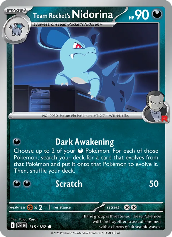 115 Team Rocket's Nidorina – Destined Rivals