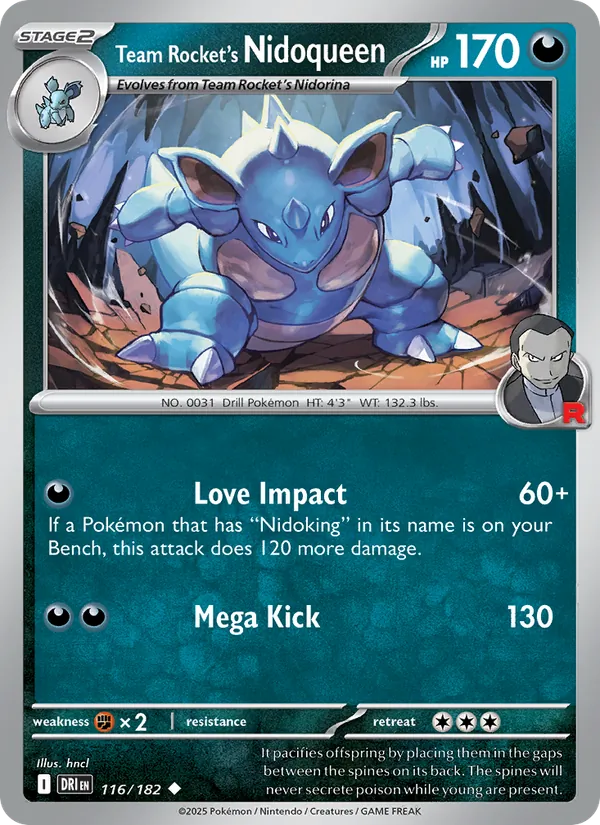 116 Team Rocket's Nidoqueen – Destined Rivals