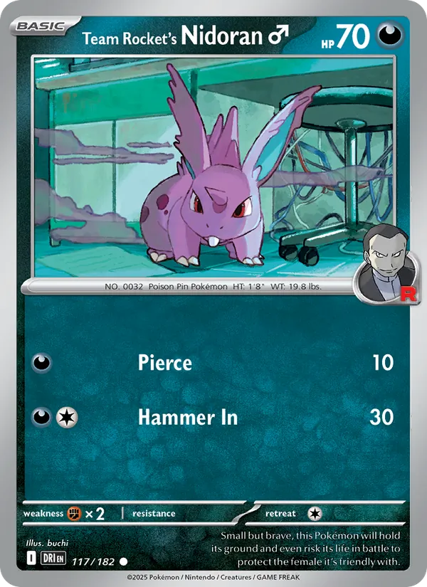 117 Team Rocket's Nidoran♂ – Destined Rivals