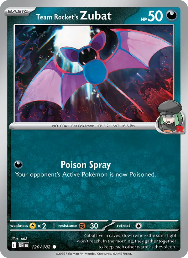120 Team Rocket's Zubat – Destined Rivals