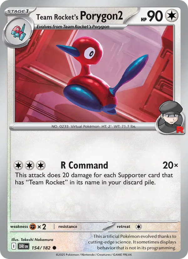 154 Team Rocket's Porygon2 – Destined Rivals
