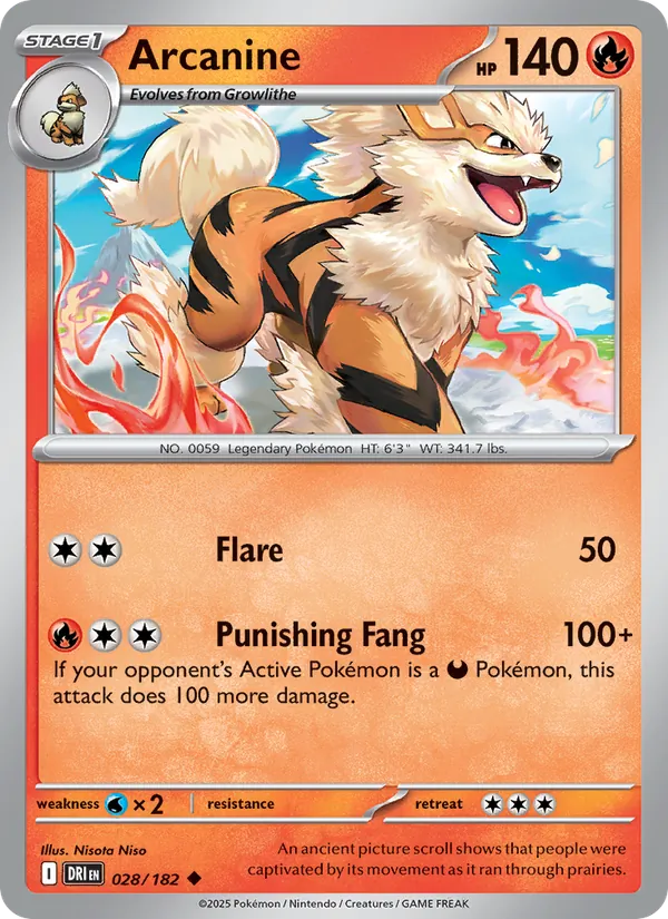 028-RH Arcanine – Destined Rivals