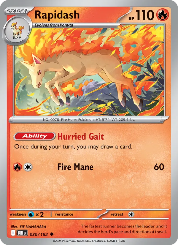 030-RH Rapidash – Destined Rivals