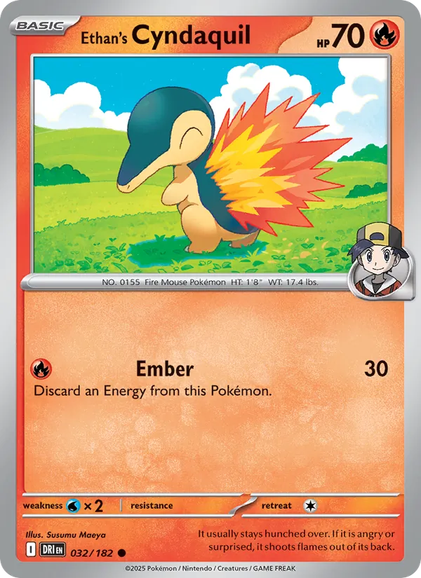 032-RH Ethan's Cyndaquil – Destined Rivals