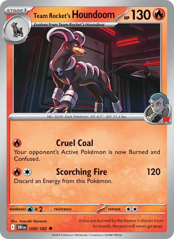 038-RH Team Rocket's Houndoom – Destined Rivals