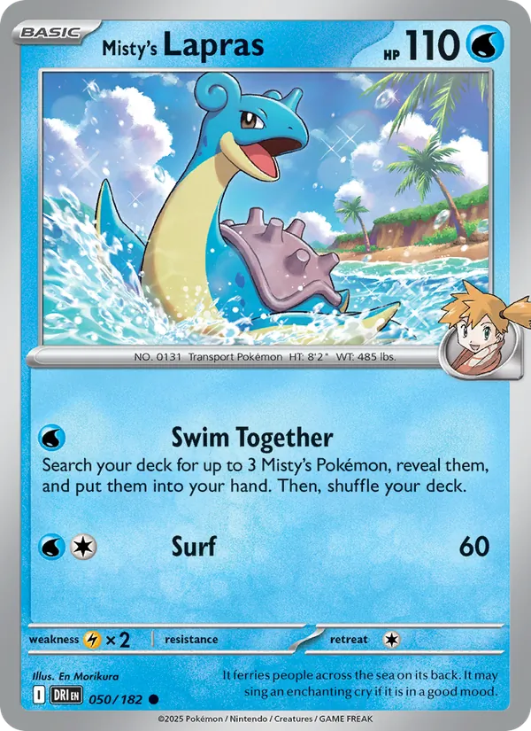 050-RH Misty's Lapras – Destined Rivals