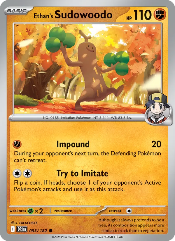 093-RH Ethan's Sudowoodo – Destined Rivals