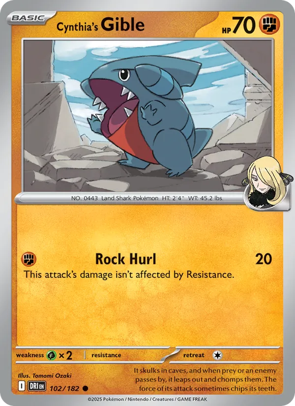 102-RH Cynthia's Gible – Destined Rivals