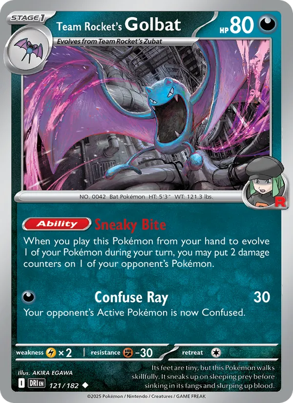 121-RH Team Rocket's Golbat – Destined Rivals