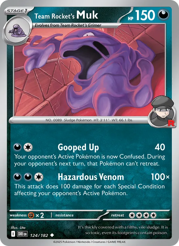 124-RH Team Rocket's Muk – Destined Rivals